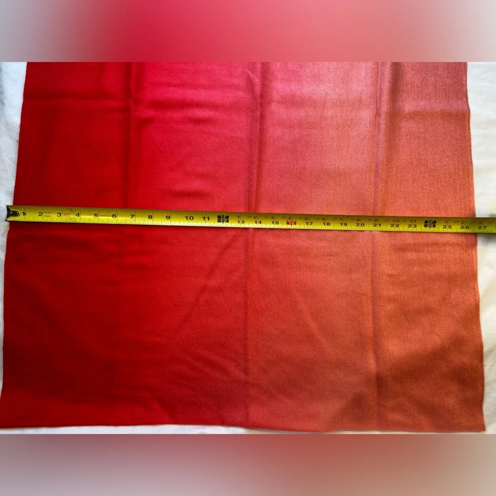Charlie Paige Hombre‎ Scarf, Pink to Red